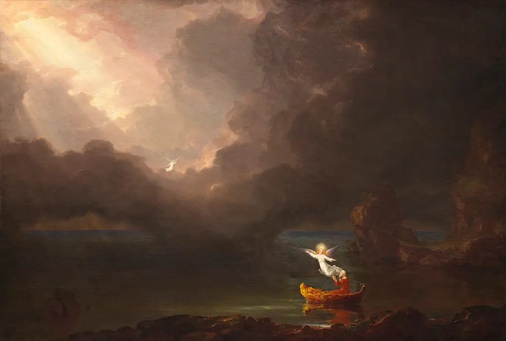 The Voyage of Life - Old Age in Detail Thomas Cole